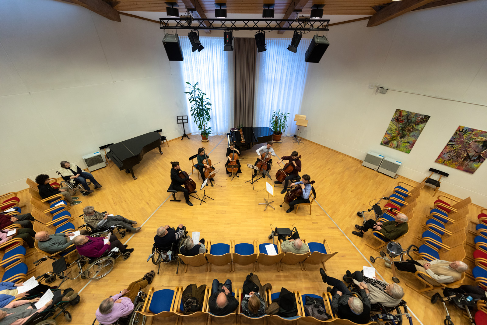 Saal im Forum Seebach